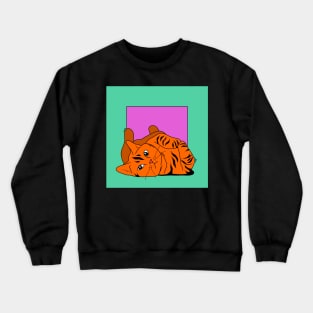 Lazy kitten Crewneck Sweatshirt